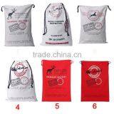 Large Felt Christmas Gift Bag Santa Sack - Two Designs Available thumbnail-3