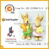 Colorful Small Size Ceramic Animal Rabbit Figurines for Easter and Home Decorative Items thumbnail-3