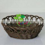 Factory Recycled Plastic Woven Fruit Basket thumbnail-3