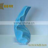 Blue Ceramic Decorative Vase thumbnail-2