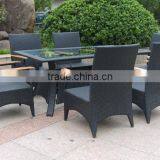 Rattan Outdoor/living Room Furniture PE Rattan Dining Sets for 6 Persons thumbnail-4