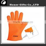 2015 Food Grade BBQ Kitchen Cooking Silicone Oven Gloves With Fingers thumbnail-3