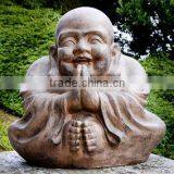 Buddha Statues Deco, White Buddha Statues, Ceramic Antique Buddha Statue for Home Decoration, Rustic Buddha Statues thumbnail-1