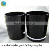 7oz 10oz Scent Wax Glossy Black Candle thumbnail-3