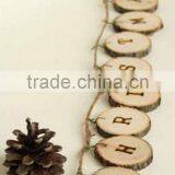 Natural Hanging Tree Birch Bark Ornaments thumbnail-5