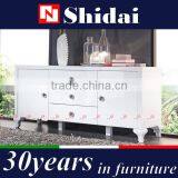 White Lacquered Sideboard / High Gloss White Sideboard / Modern Wooden Sideboard N6323 thumbnail-1