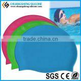 DURABLE SPORTY SILICONE FLEXIBLE CAP WITH THE EAR FOR SWIMMING thumbnail-3