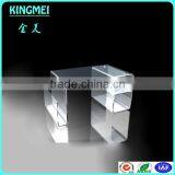 Wholesale Round Acrylic Tables,lucite Coffee Table, Acrylic Furniture With Colorful Base thumbnail-6