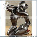Modern Plaza Art Decoration Brass Couple Sculpture thumbnail-1