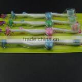 Wholesale Soft Grip New Products 2017 Kids Antislip Handle Tooth Brushes thumbnail-3