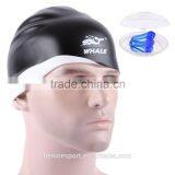 Wholesale Silicone Swim Caps OEM/ODM Elastic Waterproof Soft Swimming Caps Novelty Swim Hats Bathing Cap Logo Printin (CAP-1200) thumbnail-3