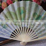 Bamboo Foldable Fan Wholesale thumbnail-2