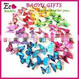 Hot Sale 3D Butterfly Wall Sticker Crafts Butterflies Decor Wall Sticker Decorative thumbnail-1