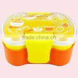 1400ML 2 Layers of Bowknot Bento Lunch Box thumbnail-4
