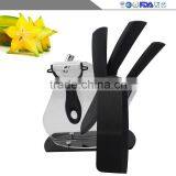Black Handle With Arylic Ceramic Knife Block thumbnail-2