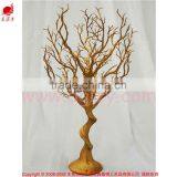 Golden Tree Christmas Tree for Wedding Decoration Dry Tree Branch for Jewelry Hanging