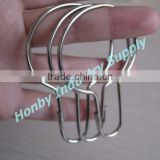 75mm Big Pear Safety Pin Shaped Metal Shower Curtain Clip