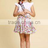 Girls White Ruffle Blouse Designs thumbnail-1