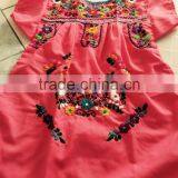 2016 Boho Hand Embroidery Design Cotton Dress For Baby Gril Kids Children Frock Dresses HSD5471 thumbnail-1
