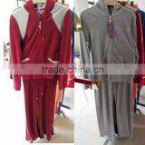 Cheap Price Ladies Velvet Sets Stocks for Middle East and South America Markets thumbnail-1