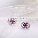Wholesale Price 925 Sterling Silver Double D Earrings Fashion Jewelry Elegent Earrings For Women thumbnail-2