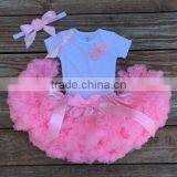 Baby Boutique Clothing Long Sleeve Shirt and Chiffon Pettiskirt Set Pettiskirts Tutu thumbnail-4