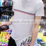 Printed 2017 Men Round Collar Short Sleeve T-shirt Cotton Loose thumbnail-3