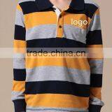Chinese Wholesale High Quality Strip Pique Kids Polo Shirts Wholesale thumbnail-6