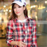 100% Cotton Waterproof Plaid Flannel Fabric Shirt Cheap Flannel Shirt Wholesale thumbnail-2