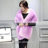 High Quality 2015 New Hot Sell Winter Ladies Top Fashion Faux Fox Fur Shawl Scarf Women's Warm Wrap thumbnail-2