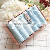 2017 New Gift Box Cotton Lady Underwear Cute Cotton Lace Sexy Girl Briefs Panties thumbnail-2