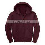 Children Clothing Manufacturer Bulk Custom Printed Blank Slim Fit Zipper Hoodie thumbnail-5