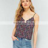 Pins & Needles Loose Fit Button Floral Printed Scallop Edges Cami Strappy Tanks thumbnail-3