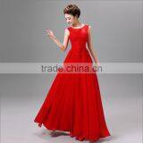 2016 Elegance Lace Wholesale Women Dresses for Party , Evening Maxi Long Style Sleeveless Latest Dress Designs for Ladies thumbnail-2