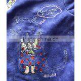 75% Cotton 25% Polyester Velour Purple Newborn Baby Girls Romper Wholesale Price thumbnail-4