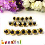 12mm Plush Bear Stuffed Craft Toys Amigurumi Yellow Doll Eyes thumbnail-1