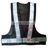 China Glow in the Dark Safety Vest, Reflective Safety Vest for Alarm thumbnail-6