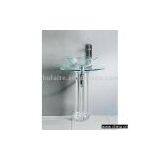 Sell Glass Basin With Bedplate and Crystal Pedestal and Pop Up thumbnail-1