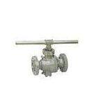 300lb Free Leakage API 6D Casting Trunnion Ball Valve For Chemical , DN50-DN1200 thumbnail-1