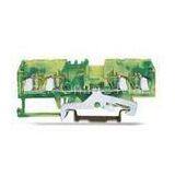 4 Conductor Ground 600V 20A Spring Terminal Block With CE , CB , TUV