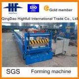 Colored Glazed Steel Roof Tile Roll Forming Machine thumbnail-1