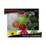 Reusable 3 LED Lights Nylon Solar Lantern Lamps With 0.2W Solar Panel thumbnail-1