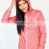 High Quality Unisex Black Waterproof Windbreaker Jacket 100 Polyester thumbnail-1