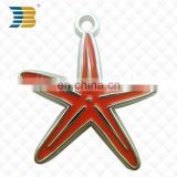 good selling custom fashion pendant star shaped metal charms