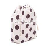 Custom Bamboo Fabric Muslin Drawstring Bag
