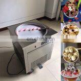 2+10 Double Compressors Flat Pan Fried Ice Cream Maker thumbnail-5