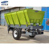 Gengze tractor towing small size solid manure fertilizer spreader trailer
