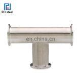 DIN ASTM AISI ss Pipe Fitting Stainless Steel 309S 310S 317L Welded Equal Tee thumbnail-2