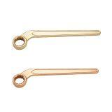 anti spark hand tools aluminum bronze albr single end bent handle box  wrench