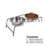 Hangzhou Tianyuan Pet Products Factory Stainless Steel Raised Elevated Pet Dog Cat Food Bowl Feeder thumbnail-5